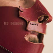 menpo red leather sml